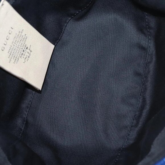 GUCCI GG Canvas Off The Grid Bucket Hat M Blue - Picture 9 of 16